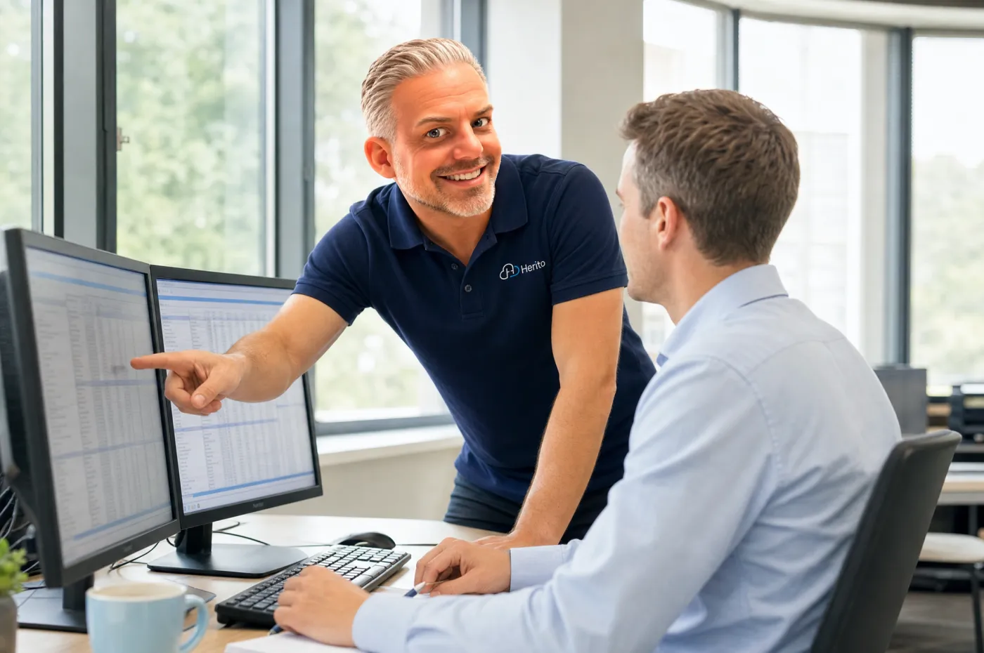 Accountant aan het werk